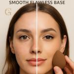 GOERTI Beauty Blender Sponge Set 14PCS – Multi-Size Makeup Sponges for Foundation, Liquid, Powder - Triangle Puffs, Mini Beauty Blender, Thumb Powder Puff, Reusable & Wet or Dry Use (Brown)