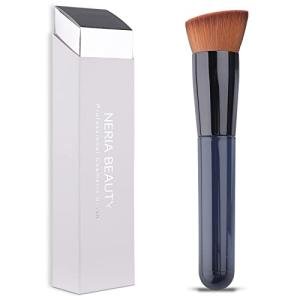Foundation Brush, Flat Top Kabuki Foundation Brush for Liquid Makeup, Cream, Powder, Travel Size Face Foundation Blending Makeup Brushes (131)…