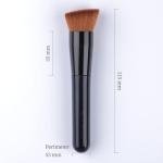 Foundation Brush, Flat Top Kabuki Foundation Brush for Liquid Makeup, Cream, Powder, Travel Size Face Foundation Blending Makeup Brushes (131)…