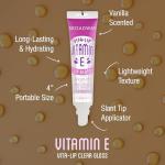 Ruby Kisses Broadway Vita-Lip Clear Lip Gloss (10 Pack), Hydrating & Soothing Formula with Vitamin, High-Shine Non-Sticky Lip Balm with Mint, Rosehip, Coconut, Mango, Argan, Honey, Shea, Cherry, Peach