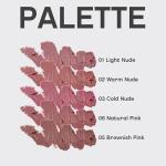 Vivienne Sabó Gel Lipliner Le Grand Volume – Long-Lasting Smudge-Proof Lip Liner & All-Over Lip Color, Creamy Precision Formula, Hydrating & Comfortable Wear, 02 Warm Nude