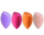 Makeup Sponges set for Dry & Wet Use - Foundation Blending Sponge for Concealer Blush Powder, Multi-color Blender Sponges (4pcs - Multi-colored A) (4pcs - Multi-colored A)