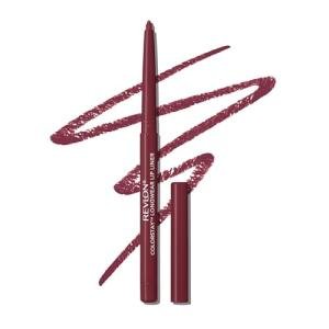 Revlon Colorstay Lip Liner Makeup with Built-in-Sharpener, Longwear Rich Colors, Stocking Stuffer for Women, 665 Plum, 0.01 oz