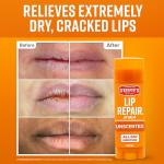 O'Keeffe's Lip Repair Unscented Lip Balm for Dry, Cracked Lips - Stick (3 Pack) - Moisturizer for Very Dry Lips