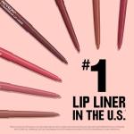 Revlon Colorstay Lip Liner Makeup with Built-in-Sharpener, Longwear Rich Colors, Stocking Stuffer for Women, 665 Plum, 0.01 oz