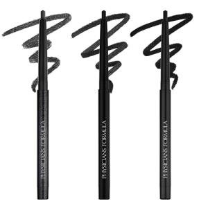 Physicians Formula Eye Booster Gel Black Eyeliner Set of 3, Shimmer, Satin, Matte, Water-Resistant, Smudge Resistant, Lasts All Day