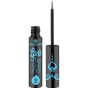 essence | Lash Princess Liquid Liner Waterproof Black | Smudge Proof, Matte Eyeliner with Ultra-Fine Brush Tip | Vegan & Cruelty Free