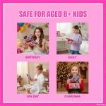 Barbie 35-Well Shadow Palette, Shimmery and Opaque Colors, Pigmented Blendable, 8 Application Brushes Ages 8+, Perfect for Parties, Sleepovers & Makeovers, By Townley Girl