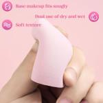 Makeup Sponge Set Blender Sponges 14 Pcs for Liquid Cream, and Powder Latex Free Multi-colored Sponges for Makeup Application with Storage Box Pink Gifts