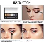 Ponpon 100Pcs Eyeshadow Applicators Dual Sides Eye Sponge Applicators Disposable Eyeshadow Brush for Girls Lady Women Makeup