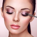 Ponpon 100Pcs Eyeshadow Applicators Dual Sides Eye Sponge Applicators Disposable Eyeshadow Brush for Girls Lady Women Makeup