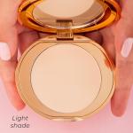 MCoBeauty - Miracle Flawless Pressed Powder - 1 Light Shade - Compact Setting Powder with Rose Flower Extract and Sweet Almond Oil - Helps Finish and Refine the Look of Makeup