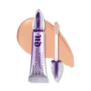 Urban Decay Eyeshadow Primer Potion - Nude Eyelid Base Travel Primer, for Smooth & Crease-Resistant Eye Makeup, Waterproof & Long-Lasting, Translucent Shade, Universal for All Skin Tones - 0.16 fl oz