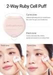 JUNGSAEMMOOL Artist Cushion Blush (Dewy Coral) | Easy to Blend, Lightweight, Hydrating Korean Makeup Cushion Blush for Dewy & Glowing Cheeks
