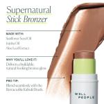 Well People Supernatural Stick Bronzer, Multi-use Hydrating Bronzer Stick For Glowing Skin, Hydrating Formula, Vegan & Cruelty-free, Light Tan
