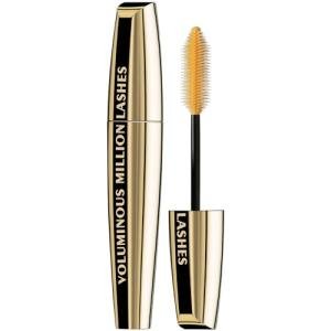 L’Oreal Paris Makeup Voluminous Million Lashes Mascara, Volumizing Collagen Infused Eye Makeup, Amplifying Mascara Brush, Washable, Black, 0.32 Fl Oz., 1 Count