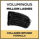 L’Oreal Paris Makeup Voluminous Million Lashes Mascara, Volumizing Collagen Infused Eye Makeup, Amplifying Mascara Brush, Washable, Black, 0.32 Fl Oz., 1 Count