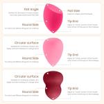 15 Pcs Multicolor Makeup Sponge Set - Latex-Free, Soft & Reusable Beauty Blender Sponges for Wet/Dry Use Blending Powder Puff for Foundation & Concealer Washable Makeup Sponges