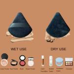 9 pcs Powder Puff Face Makeup Sponge:Powder Puff Face Triangle for Loose Powder Cosmetic Foundation Beauty Blender makeup puff
