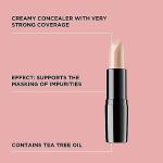 ARTDECO Perfect Stick – concealer stick in natural sand N°5 - masking skin imperfections with full coverage & dark circles - get rid of blemishes - with calming Tea Tree oil - face makeup - 0.14 Oz