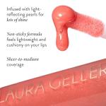 LAURA GELLER NEW YORK Color Luster Lip Gloss - Gilded Honey | Non-Sticky Lip Gloss Treatment with Sheer High-Shine Color