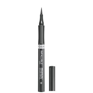 L'Oreal Paris Cosmetics Makeup Infallible Grip Precision Felt Eyeliner, Smudge Resistant, Long Lasting Waterproof Eyeliner, Grey, Grey, 0.03 fl oz