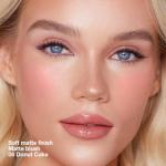 JUAAZIN Single Pink Orange Matte Powder Blush Palette Face Makeup - Buildable High-Impact Cream Blush, Youthful Cheeks Makeup, Lightweight Long-Lasting, Cruelty-Free for Women 05#