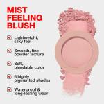 JUAAZIN Single Pink Orange Matte Powder Blush Palette Face Makeup - Buildable High-Impact Cream Blush, Youthful Cheeks Makeup, Lightweight Long-Lasting, Cruelty-Free for Women 05#