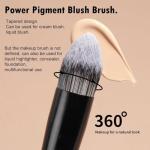 MAANGE 4 PCS Foundation Contour Conceal Brush Set, Makeup Brushes, Eyeshadow Concealer Brush, Double Sided Foundation Contour Blush Highlight Blending Eyebrow Brush For Liquid, Cream, Loose Powder