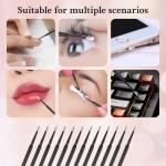 300 Count Disposable Micro Applicator Brush for Eyelash Extension, Micro Swabs Mascara Wands for Makeup Application Black