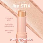 ColourPop Lite Stix Cream Highlighter - Blendable Highlighter Makeup with a Luminous, Dewy Finish - Long-Lasting Formula and Easy On-The-Go Application - Glazey (0.33 oz)