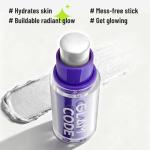 Glam Code Highlighter Makeup stick, Highlighter Makeup Stick for Face and Body, Radiant & Shimmer Glow, Buildable Color for All Day | Vegan & Cruelty-Free #02