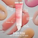 Ruby Kisses Broadway Vita-Lip Tinted Lip Gloss (3 Pack Baby Pink, Bubble Gum, Nude Pink) Ultra-Hydrating Rosehip + Jojoba Oil & Soothing Formula with Vitamins, High-Shine Non-Sticky Finish Lip Balm
