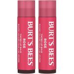 Burt's Bees Lip Tint Balm Stocking Stuffers Gifts, Long Lasting 2 in 1 Duo Tinted Balm Formula, Color Infused with Hydrating Shea Butter for a Natural Looking Buildable Finish, Petal Rose (2-Pack)