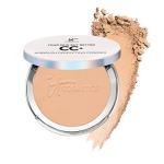 IT Cosmetics CC+ Airbrush Perfecting Powder Foundation (Medium) - Sheer to Full Coverage Pressed Powder, Blurring Pores & Dark Spots, Anti-Aging Face Makeup, Collagen & Niacinamide - 0.33 oz