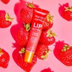 Tree Hut Strawberry Sugarlips Lip Butter, Hydrating Lip Care for Soft, Smooth & Nourished Lips, Holiday Gift & Stocking Stuffer, 0.52 fl oz