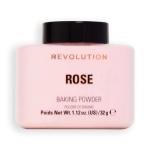 Revolution Beauty London, Loose Baking Powder, Makeup Setting Powder, Long-Lasting Coverage, Mattifies & Reduces Shine, Rose, 1.12 oz