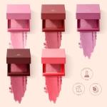 Color Nymph Powder Blush, Red Pink Face Blush For Cheek For Medium To Olive Skins Matte Blusher Lightweight, Smooth Texture, High Pigmented, Vegan Formula - 03# Eos