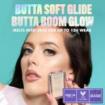 NYX PROFESSIONAL MAKEUP Buttermelt Highlighter, Powder Highlighter Makeup, With Up to 12H Wear and High Impact Glow - 40 No 1 Butta (Holographic Lavender)