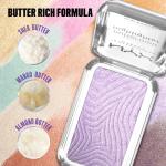 NYX PROFESSIONAL MAKEUP Buttermelt Highlighter, Powder Highlighter Makeup, With Up to 12H Wear and High Impact Glow - 40 No 1 Butta (Holographic Lavender)
