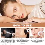 QIUFSSE Air Brush Makeup Foundation,Flawless Airbrush Foundation for Older Women,Teenagers,Middle-aged and Mature Skin,Lightweight Moisturizing,Buildable Coverage for Smooth Radiant Skin (02 Beige)