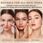 QIUFSSE Air Brush Makeup Foundation,Flawless Airbrush Foundation for Older Women,Teenagers,Middle-aged and Mature Skin,Lightweight Moisturizing,Buildable Coverage for Smooth Radiant Skin (02 Beige)