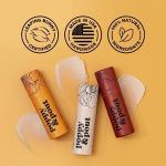 Poppy & Pout Wild Honey Jumbo Lip Balm | All Natural Lip Balms & Moisturizers | Hydrates with Beeswax, Vitamin E, Organic Coconut Oil | Cruelty-Free | Lip Balm in Recyclable Cardboard Tube