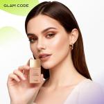 GLAM CODE Liquid Face Bronzer Drops - Sun-Kissed Glow Face Contour Infused with Sodium Hyaluronate & Glycerin, Buildable & Long-Lasting, Vegan & Cruelty-Free #01 Light Tan