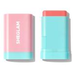 SHEGLAM Glass Glow Blush Stick Cream for Cheek and Lip, Waterproof Hydrating Tinted Solid Moisturizer Blendable Natural Grow Nude Face Blush Makeup-Stunner