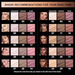 FOCALLURE 3 Pcs Cream Contour Sticks,Shades with Highlighter & Bronzer & Blush,Non-greasy Long-wear Face Contouring Pen,Easy to Sculpt the Face and Create a Lightweight Finishing Makeup,FAIR