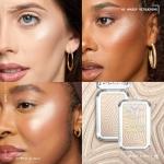 NYX PROFESSIONAL MAKEUP Buttermelt Highlighter, Powder Highlighter Makeup, With Up to 12H Wear and High Impact Glow - 05 Bright and Butta (Light Champagne)