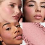 JUAAZIN Single Soft Rose Pink Matte Powder Blush Palette Face Makeup - Buildable High-Impact Cream Blush, Youthful Cheeks Makeup, Lightweight Long-Lasting, Cruelty-Free for Women 01#
