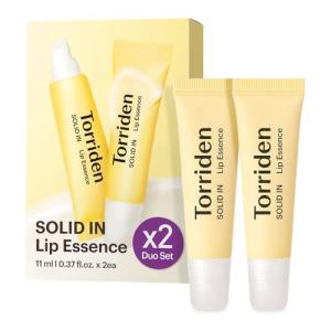 Torriden SOLID In Ceramide Lip Essence 0.37 fl.oz * 2 (Pack of 2) | Moisturizing Lip Essence for Glowy, Plumped, and Radiant Lip | Korean Lip Balm