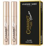 Vivienne Sabó Cabaret Premiere Black Mascara, Volume and Length, Defining, Curling, No Flaking, No Clumping, Smudge Proof, Washable, Cruelty-Free, Made in Europe, (01 Black), 0.6 Fl Oz, 2 Pack